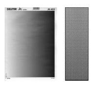 Deleter Screen Tone Jr JR-403 [ Halftone Gradation Pattern 60L/5%-90% ] [Sheet Size 182x253mm (7.16"x9.96")] For Comic Manga Illustration