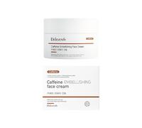 DEleventh Korea Caffeine Embellishing Face Cream 30g / Anti-Aging, with Sodium Hyaluronate & Magnolia Extract, Hydrates, Reduces Wrinkles, Dark Circles, Puffiness & Brightens Skin for a Youthful Glow