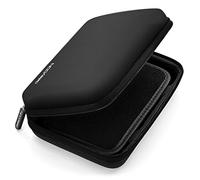 deleyCON Case For Navigation Devices Navi Case - GPS up to 6" & 6.2" (6.69" x 4.72" x 1.77") Robust & Shockproof 1 Inner Compartments Net Pockets - Black