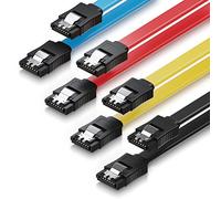 deleyCON SATA Cable + Sets 4x 50cm gerade - Bunt