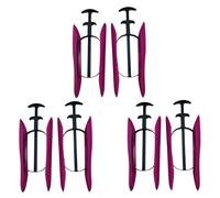 Delfa 3 pairs Boot shaper, boot tree P 35 PINK version, length 14 in / 35 cm, innovative mechanism Sensomatic, also for overknees