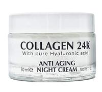DELFANTI Milano Collagen 24K Anti-Ageing Night Face Cream Anti-Ageing Night Cream Made in Italy 50 ml