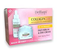 DELFANTI Milano - COLLAGEN 24K With Pure Hyaluronic Acid Face Serum (30mL) & Day Cream (50mL)