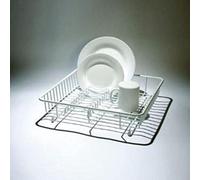Delfinware 2010W, Standard Flat Dish Drainer, White, 37 x 37 x 9.5 cm