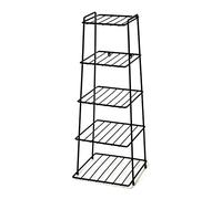 Delfinware 2120BK Black 5 Tier Saucepan Stand