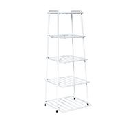 Delfinware 2120W White 5 Tier Saucepan Stand