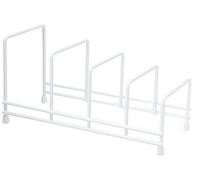 Delfinware 2625W White Plate Storage Rack