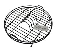 Delfinware Black Plastic Coated Circular/Round Dish Plate Drainer Rack