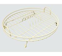 Delfinware Dish Drainer, Metal, Cream, 37 x 37 x 10 cm
