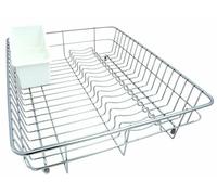 Delfinware - Large Stainless Steel Dish Drainer with Cutlery Basket