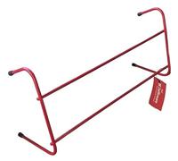 Delfinware Radiator Airer - Strong Plastic Coated Steel Hanging Rail for Drying Clothes and Towels, Fits Most Radiators, Made in the UK (Red, Medium - 45.5cm Wide - 2 Bar)