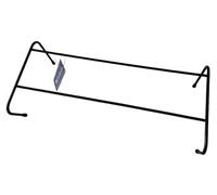 Delfinware Radiator Airer - Strong Plastic Coated Steel Hanging Rail for Drying Clothes and Towels, Fits Most Radiators, Made in the UK (Black, Large - 53.3cm Wide - 2 Bar)