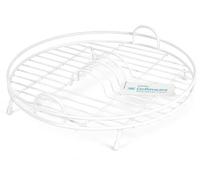 Delfinware Round Dish Drainer with Handles - 36.4 x 36.1 x 10cm - Circular Drainer (Made in UK)