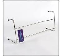 Delfinware Stainless Steel Radiator Rail - Premium Hanging Radiator Airer for Drying Clothes and Towels, Rust-Resistant, Made in the UK (Medium Length 47.5cm)