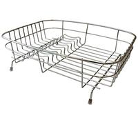 Delfinware Stainless Steel Standard Dish Drainer, Silver