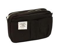 [DELFONICS] 500091 Inner Carrying Bag Size S Black Cotton Pouch Case Bag In Bag
