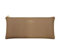 [DELFONICS] 500343 Quitterie Flat Pencil Case Greige Pencil Holder Pen Case Pouch
