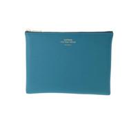 Delfonics Quitterie Pouch: 6.7 in. x 5.1 in. (Turquoise Blue) / Medium