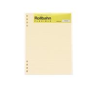 Delfonics Rollbahn Flexible Notebook Ruled Refill Pages: 5.2 in. x 7 in. (Cream) / B6 Notebook