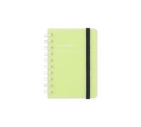 Delfonics Rollbahn Spiral Clear Notebooks, 3 in. x 4 in. (Green)
