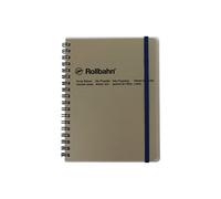 Delfonics Rollbahn Spiral Clear Notebooks: 5-1/2 in. x 7 in. (Grey)