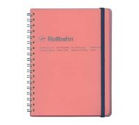 Delfonics Rollbahn Spiral Clear Notebooks: 5-1/2 in. x 7 in. (Pink)