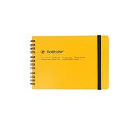 Delfonics Rollbahn Spiral Horizontal Notebooks, 7-1/2 in. x 5 in. (Yellow)