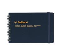 Delfonics Rollbahn Spiral Horizontal Notebooks, 7 in. x 4 in. (Dark Blue)