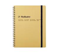 Delfonics Rollbahn Spiral Metallic Notebooks, 6-1/2 in. x 8-1/2 in. (Gold) / A5 notebook