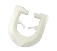 DELFRA 100 T-Gliders Curtain Hooks for T-Rails Colour: White