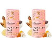 Delhicious Everything Balm for Lips, Hands, Face - Multi-Purpose Balm for Dry Skin - Shea Butter & Almond Oil - Natural, Vegan, Ayurvedic Skincare - 10g (Pack of 2)