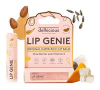 Delhicious Nourishing Lip Balm for Dry Cracked Lips - Shea Butter, Vitamin E, Mango Butter, Castor Seed Oil - Super Rich, Moisturising Lip Repair - 99% Natural, Vegan - Original Flavoured Lip Balm