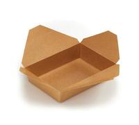 Deli Box 2 Fold Top Large Kraft (Pack of 280) D40703