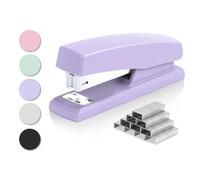 deli Stapler, Desktop Staplers with 640 Staples, Office Stapler, 25 Sheet Capacity, Purple