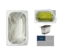 Deli Supplies 100 x 1/4 Gastronorm Bain Marie Pot Liners Easyliners