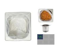 Deli Supplies 100 x 1/6 Gastronorm Bain Marie Pot Liners Easyliners Disposable Food Safe Polythene Heat Resistant 30 Micron Tray Liners | Catering Kitchen Equipment for Hot Food (162 x 176mm)