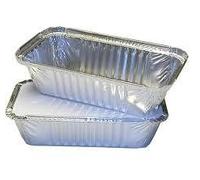 Deli Supplies 500x Aluminium Foil Containers & Lids Size 6A Trays Tray Takeaway Silver Chinese