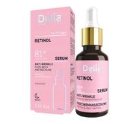 Delia Cosmetics - Anti-Wrinkle Serum - Retinol - Mature Skin - Reduces Wrinkles. Enhances Regeneration - Strengthened, Nourished Skin - Vegan - 30ml