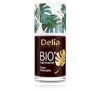 Delia Cosmetics - Bio Green Nail Polish - CHERRY - Vegan Friendly - Perfect Opacity and Shine - Easy and Fast Application - Natural Ingredients - Long Lasting Color up to 6 Days - 11ml