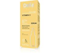 Delia Cosmetics - Brightening Serum - Vitamin C - Skin with Hyperpigmentation - Evens Out the Skin Tone, Brightens - Smoothes. Moisturises - Vegan - 30ml