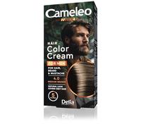 Delia Cosmetics Cameleo Men Permanent Dye, Cover Grey Hair, Natural Colour Effect in 5 Minutes for Beard & Moustache, Ammonia, PPD & Paraben Free, Medium Brown, 30 ml