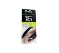 Delia Cosmetics - Creamy Eyebrow Tint - BLACK - Professional Coloring - Easy Application - 15ml