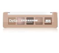 Delia Cosmetics - Mix & Match - Day & Night 5 Eyeshadow Palette - Matte and Pearl Finish, High Pigmentation, Silky Formula, Easy Blending, 4 g