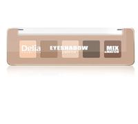 Delia Cosmetics - Mix & Match - Total Matt 5 Eyeshadow Palette - Matte and Pearl Finish, High Pigmentation, Silky Formula, Easy Blending, 4 g
