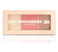Delia Cosmetics - Mix & Match - Warm Touch Face Contouring Palette - Bronzer, Blush and Highlighter 3in1, Warm Tones, Buildable Pigmentation, Silky Formula, 9 g
