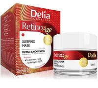 Delia Cosmetics - Retinoage - Face Cream - Sleeping Mask - Retinol, Q10, Shea Butter, Argan Oil, Vitamin E - Moisturised, Radiant, Smooth Skin, Anti Aging - Night Cream - 50ml
