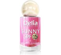 Delia Cosmetics - Sunny SPF 15 Nail Polish - 07 - UV Protection, 2in1 Strengthening Formula, Fast-Drying, High Shine, Up to 7 Days Wear - 11 ml