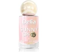 Delia Cosmetics - Sunny SPF 15 Nail Polish - 11 - UV Protection, 2in1 Strengthening Formula, Fast-Drying, High Shine, Up to 7 Days Wear - 11 ml