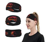 Delicacies with Berries Sports Headband for Men Women Wide Elastic Hair Bands Moisture Wicking Workout Sweatband Fashion Non Slip Head Bands Running Bandana for Yoga Fitness