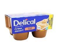 Delical Crème Dessert HP HC sans Lactose Café 4 x 200g